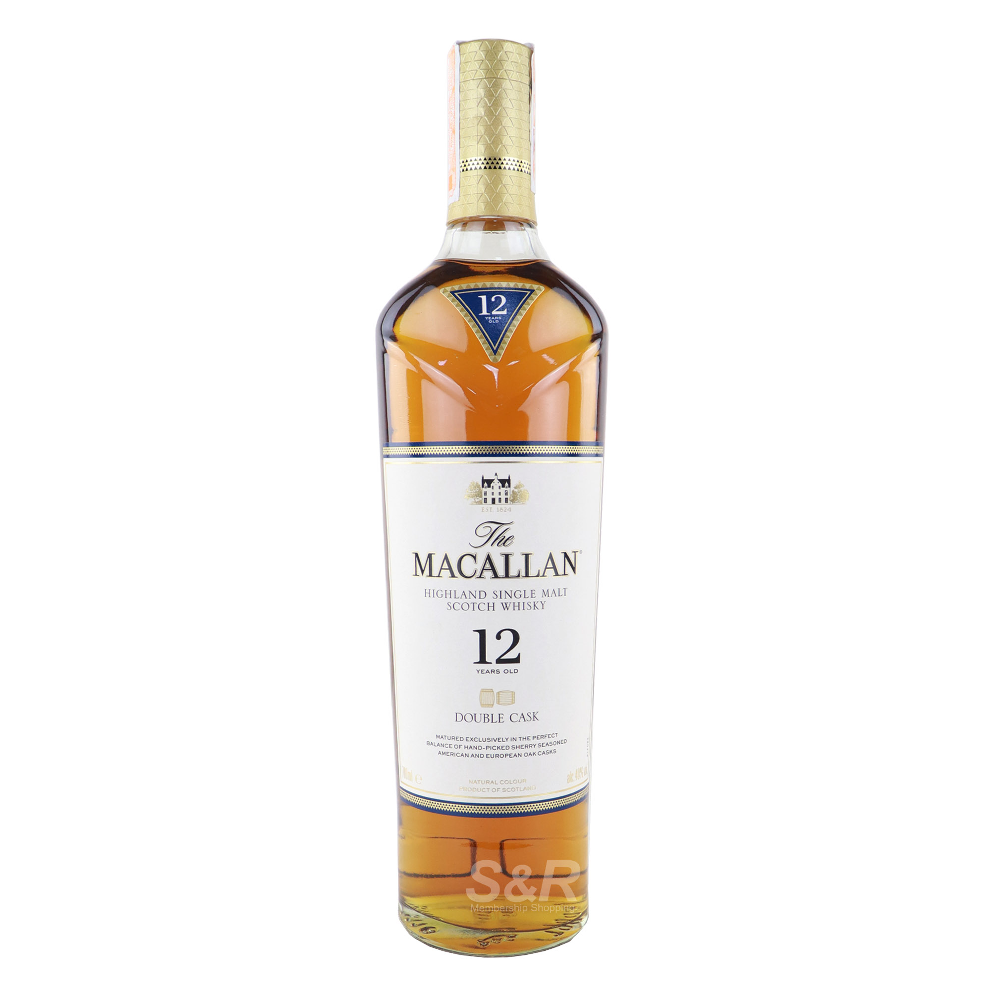 The Macallan Highland Single Malt Scotch Whisky Double Cask 700mL The Macallan Highland Single Malt Scotch Whisky Double Cask 700mL
